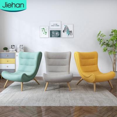 China Nordic heavy duty recliner sofa set cheap velvet fabric living room furniture recliner sofa chair with wood leg for sale