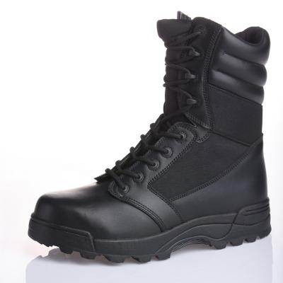 China High Toe Quality Army Steel Safety Shoes, Military Shoes For Men, Black Safety Shoes FD8202 for sale