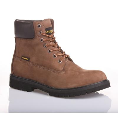 China Genuine Leather Steel Toe Welt Goodyear Safety Shoes, Steel Toe Military Boots FD6206 Online Wholesale for sale