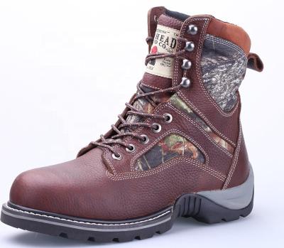 China Genuine Leather Steel Toe Brand Military Boots For Men With Steel Toe FD8313 Online Wholesale for sale