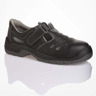 China Wholesale Toe Black Summer Safety Shoes Men's Genuine Leather Steel Toe Shoes Online FD3105 for sale