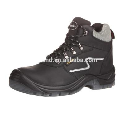 China Wholesale Online Brand Nubuck Steel Toe Black Safety Shoes Genuine Leather Steel Toe Men's Boots FD4108 for sale