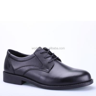 China Genuine Leather Steel Toe Brand Casual Shoes Man Business Leather Shoes Black Wholesale FD3309 Online for sale