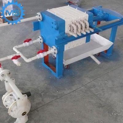 China Carbon Steel And Frame ASTM A53 GrB Sludge Plate Dewatering Filter Press For Separation for sale