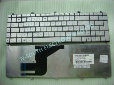 China New laptop standard original keyboard for asus n55 n57 n55s n75 series GR silver layout for sale