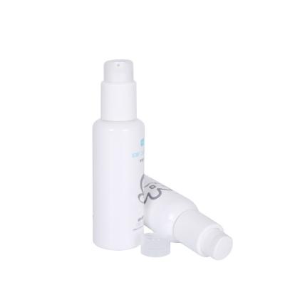 China 50ml 120ml PET Safe And Safe Plastic Bottle UKL06 Lotion Cream Pump Plastic Bottle Customized Printing Packaging for sale