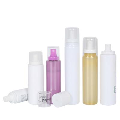 China 50ml 60ml 100ml Cosmetic PET ACP Bottle Cosmetic Spray Pump UKP02 Bottle Cosmetic Fine Mist Pump Packaging Bottle for sale