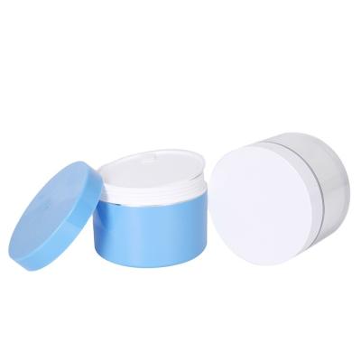 China 300g UKC05 Wide-Mouth Cosmetic Acrylic Cream Jar Screw Lid Cosmetic Packaging Jar Used For Body/Face Moisturizer for sale