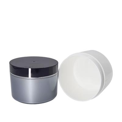 China Large Capacity UKC06 Hair Film Packaging Jar 500g Wide-mouth Cosmetic Acrylic Cream Jar Waterproof Lid for sale