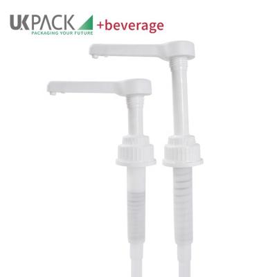 China Non Spill Wholesale UKS30 43mmNR 15/25ml Closure Output Removable Plastic Drink Sauce Dispenser Pump for sale