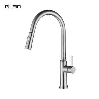 China Modern Stainless Steel Pull Out Kitchen Faucet Mixer Tap for sale