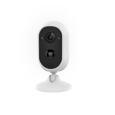 中国 Factory direct H.265 infrared night vision two-way audio built-in microphone and speaker mini battery IP camera 販売のため