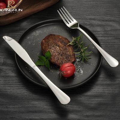 China Viable Cheap Price China Stainless Steel Cutlery Fork and Knife Set Fruit Spoon and Fork Set Stainless Flatware for sale