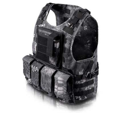 China Factory Selling Waterproof Outdoor Sport Hunting Tour Combat MOLLE Vest Pockets CS Games Trekking Gears Tactical Vest for sale