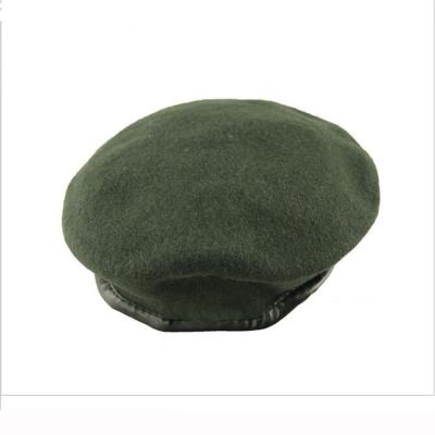 China Boina Tour Men Wool Black Red Tactical Beret Male Green Adjustable Plush Factory Price High Quality Trekking Beret for sale