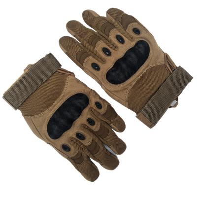 China High Strength Comfortable Tactical Anti-Slip Rubber Hard Knuckle Airsoft Mitts Shooting Paintball Trekking Gloves Full Finger Gloves for sale