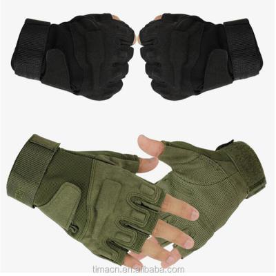 China High Strength Comfortable Outdoor Trekking Climbing Half Finger Men Cycling Gloves Breathable Tactical Combat Trekking Gloves for sale