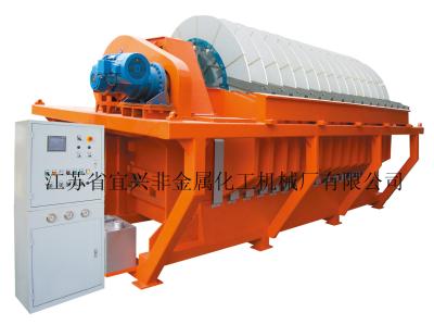 China Hoge de Vacuümfilterplc van de Productiviteitsschijf Programmacontrole 1 -240m2-Filtratiegebied Te koop