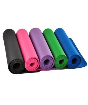 China Thick strip 15108mm NBR non slip yoga mat fiess mat with exclude package bag 183x61x15 cm black1841548 for sale