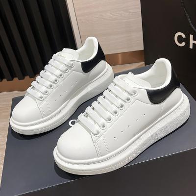 China Round Head Maikun Small White Shoes Couple Shoes High Fiber Same Fashion Shoes Genuine Leather Super Genuine Leather Men's And Women's Casual Shoes for sale