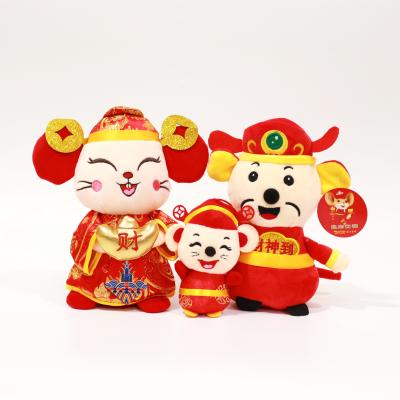 China Plush 22cm plush 2020 Mouse mascot plush toy mouse doll Toy New Year gift corporate customizations for sale