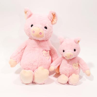 China Wholesale Stuffed Plush Toy Children's Favorite Super Cute Super Cute Soft Toy Pink Pig for sale