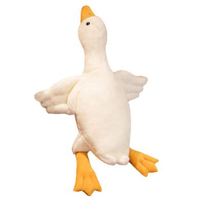 China High Quality White Goose Big Plush Doll Stuffed Plush Pillow Sofa Pillow Plush Toy for sale