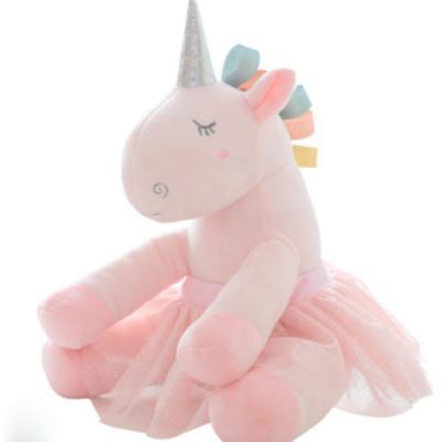 China Lovely Stuffed Plush Unicorn in Skirt Plush Toys Stuffed Doll for sale