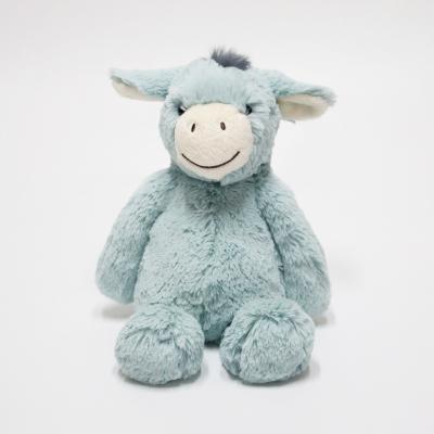 China Soft Plush Blanket For Baby Use Fluffy Plush Animal Custom Shake Compression Pamper Children Toys Electric Donkey Vinyl Stuffed Toy for sale