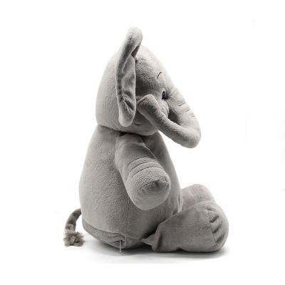 China Indian Microwave Washable Plush Large Direct Soft Ear Resting Custom Made Pink Gray Oem Factory Cute Plush Gray Elephant Toy Spandex Hotsale for sale