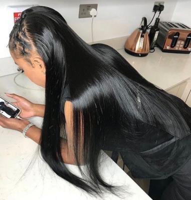 China Can be complexion & ironed & & Super Bleached Peruvian Straight Double Drawn Human Hair Double Drawn Bone, Wholesale Virgin Hair Cuticle Aligned Wave Hair Loosely Apply for sale