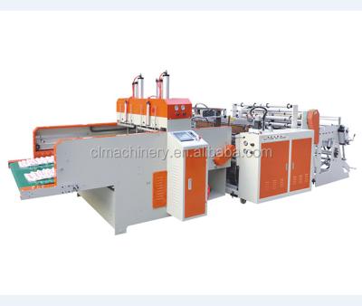 China High-speed Two-line Bag Making Machine CL-1000H 400pcs/min 100-320mm for sale