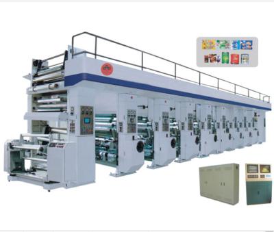 China 6-Color Computerized Rotogravure Printer Automatic 12000 KG Electric Heating for sale