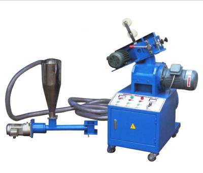 China Inline Plastic film edge machine Recycling Granulator Blue 1.5kw 380V for sale