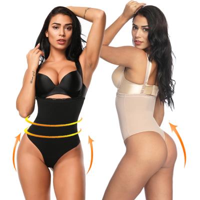 China Antibacterial Balance Thong Body Slimming Shapewear For Women Plus Size Ultimate Stretch Body Shaper Plus Size Shapewear for sale