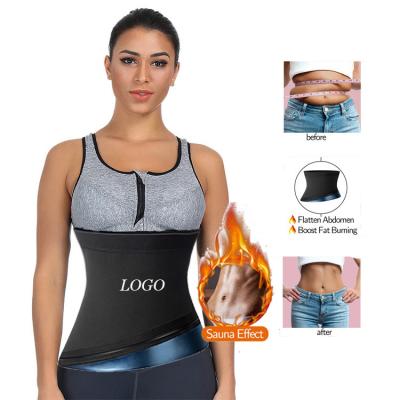 China Wholesale Affordable Neoprene Antibacterial Logo Waist Trainer Waist Trimmers Custom Tummy Control Shaper for sale