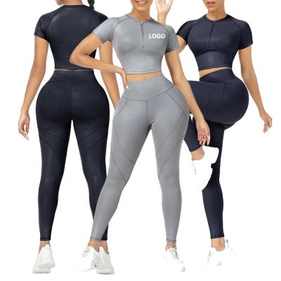 China Custom Logo Workout Clothing Sports Wear Breathable For Women Fitness Yoga Set Women Workout 2021 Sets For Women for sale