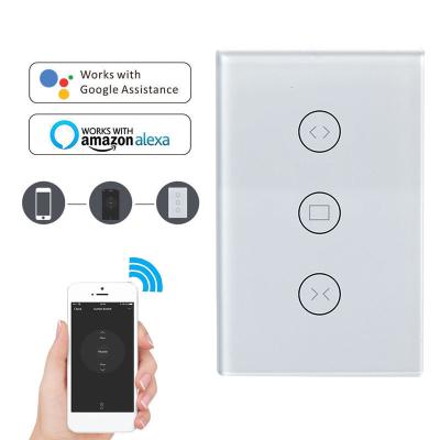 China Tuya Scratch Switch luz Inteligente Domotique Automation Wifi Smart Home Controller Smart Panel Electric Wall Fireproof Switch for sale