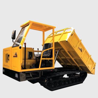 China Crawler Dumper Track Truck Dumper 5 Ton Crawler Dumper Carrier 2500*1800*500 (Customized) for sale