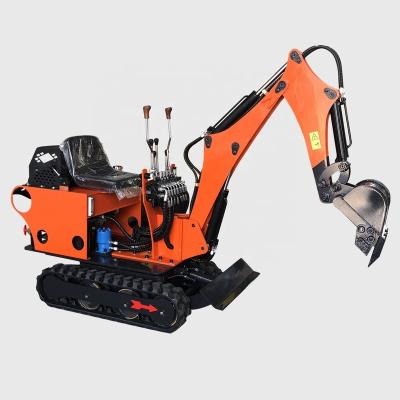 China Building Material Shops New Design Mini Excavator Working Weight 0.8ton Small Digger With Canopy for sale