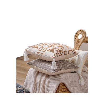 China European and American Style Jacquard Pillow Cushion Bohemian Blanket Printed Square Pillow Covers Home Decorative Polyester Daily Throw Cushion for sale