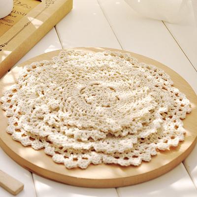 China Oilproof Customized Polyester Place Mats Round Woven Place Mat Round for sale