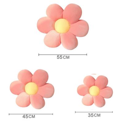 China European And American Style 2021 New Flower Super Soft Shaped Stuffed Cushion Pillow Seat Pad for sale