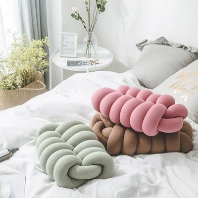 China Liso Various New Color Knotted Home Anti-static Pillows Home Decor Cushion With Core for sale