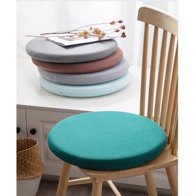 China European And American Style Home Memory Foam Knitted Soft Round Cushion Anti Slip Chair Pad for sale