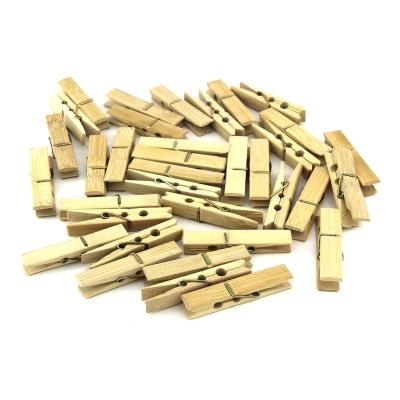 China Hot Sale Safe Daily Use Good Quality Cheap Wooden And Bamboo Craft Pegs For Clothes Clip for sale