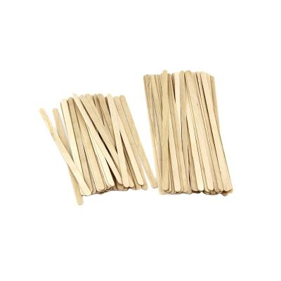 China Sustainable Coffee Head Biodegradable Compostable Logwood Stirring Stirrer Stick for sale