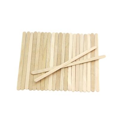 China Sustainable Disposable Individual Coffee Tea Drink Stick Wooden Stirrer for sale