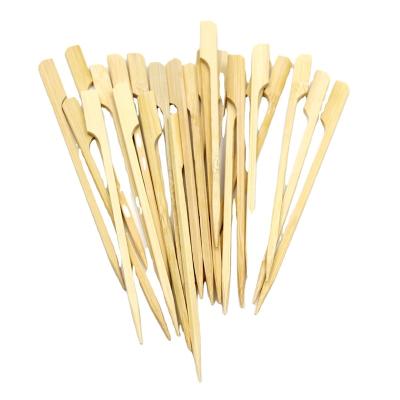 China 7cm easily cleaned 9cm 10cm 12cm 15cm 18cm 20cm 21cm 22cm 23cm 24 25 28 30 cm natural disposable compostable bamboo paddles sticks hamburger skewer for sale