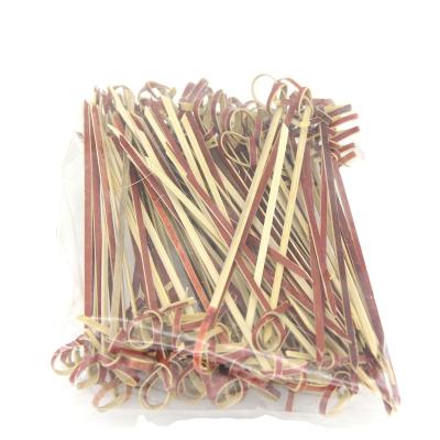 China China disposable high quality manufacturer bulk knotted skewer easily cleaned bbq fruit bamboo sticks for sale for sale